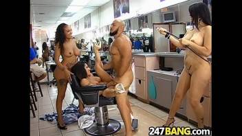 Barbershop Orgy with Olivia O'Lovely, Jenaveve Jolie & Lacey Duvalle.05